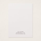 Silver Grau & Dusty Pink Palm Earring Display Card (Rückseite)