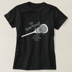 Silver Graue Go Team Lacrosse Mama T-Shirt