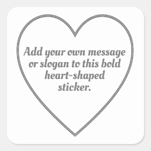 Silver Graue Ohrhörer mit Ihrer Botschaft Quadratischer Aufkleber (Vorderseite)