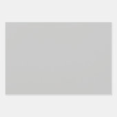 Silver Gray and Gold Geschenkpapier Set (Vorderseite 3)