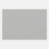 Silver Gray Arabesque Design Geschenkpapier Set (Vorderseite 3)