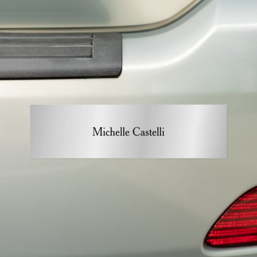 Silver Gray Beruflich Einzigartig klassisch einfac Autoaufkleber (Auf Auto)