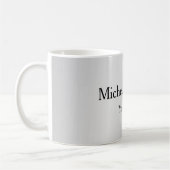 Silver Gray Beruflich Einzigartig klassisch einfac Kaffeetasse (Links)