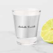 Silver Gray Beruflich Einzigartig klassisch einfac Schnapsglas (Vorderseite)