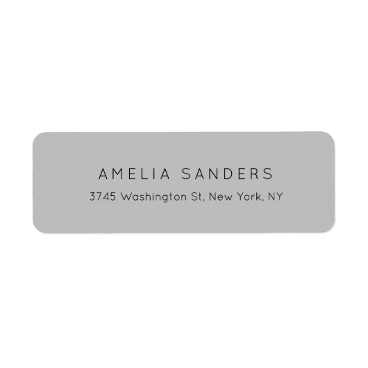 Silver Gray Beruflich Modernes, einzigartiges Eleg (Vorne)