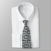 Silver Gray Bold Brush Class of 2025 Neck Tie Krawatte (Gebunden)