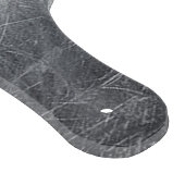 Silver Gray Cancer Zodiac Sign in Distressed Style Schneidebrett (Ecke)