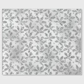 Silver Gray Crystals Hashish Foil Metal Swarovski Geschenkpapier (Flach)