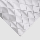 Silver Gray Diamond Pattern Jeden Anlaß Seidenpapier (Detail)