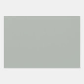 Silver Gray Eid Mubarak Bilingual Geschenkpapier Set (Vorderseite 3)