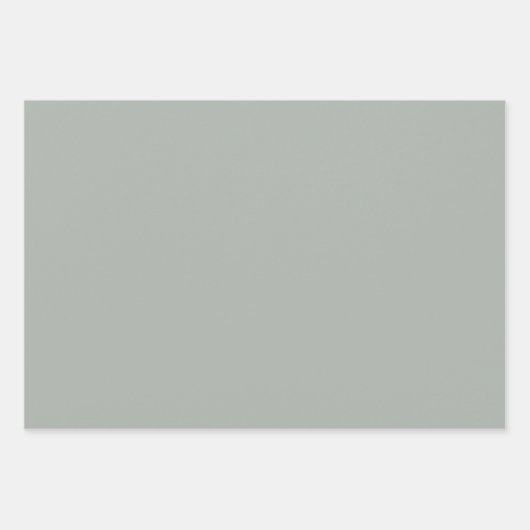 Silver Gray Eid Mubarak Bilingual Geschenkpapier Set (Vorderseite 3)