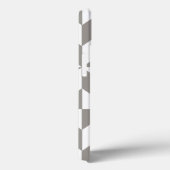 Silver Gray Geometric Deko Cube Pattern Case-Mate iPhone Hülle (Rückseite / Rechts)