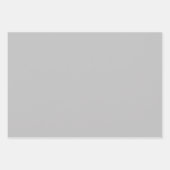 Silver Gray Geschenkpapier Set (Vorderseite 2)