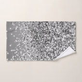 Silver Gray Glitzer #5 (Imitate Glitzer) #shiny #a Badhandtuch Set (Handtuch)