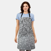 Silver Gray Glitzer #5 (Imitate Glitzer) #shiny #a Schürze (Getragen)