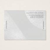 Silver Gray Glitzer Geo Heart Bracelet Display (Rückseite)