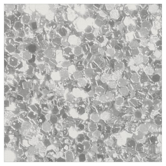 Silver Gray Glitzer Pattern Stoff (Nahaufnahme)