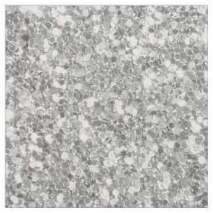 Silver Gray Glitzer Pattern Stoff