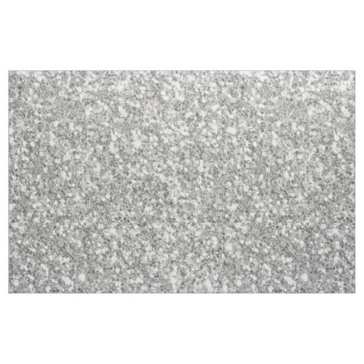 Silver Gray Glitzer Pattern Stoff (Fat Quarter (45,7 x 55,9 cm))