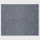 Silver Gray Gray Glitzer Delicate White Bridal Geschenkpapier (Flach)