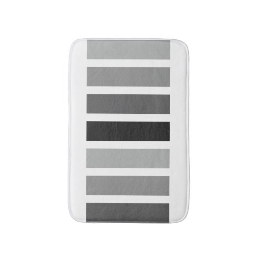 Silver Gray Hues Badematte (Vorderseite Vertikal)