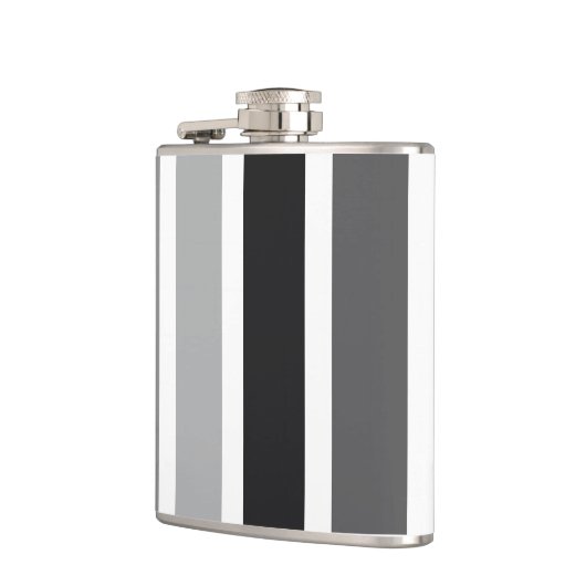 Silver Gray Hues Flachmann (Links)