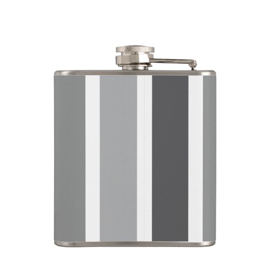 Silver Gray Hues Flachmann (Rückseite)