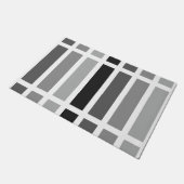 Silver Gray Hues Fußmatte (Schrägansicht)