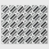 Silver Gray Hues Geschenkpapier (Flach)
