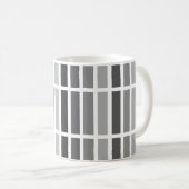 Silver Gray Hues Kaffeetasse (VorderseiteRechts)