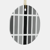 Silver Gray Hues Keramik Ornament (Rechts)