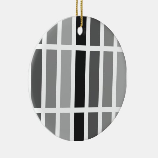 Silver Gray Hues Keramik Ornament (Rechts)