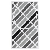 Silver Gray Hues Kleine Geschenktüte (Rückseite)
