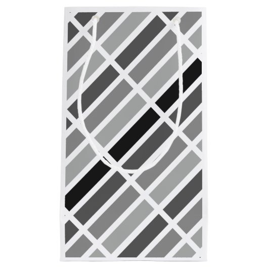Silver Gray Hues Kleine Geschenktüte (Vorderseite)