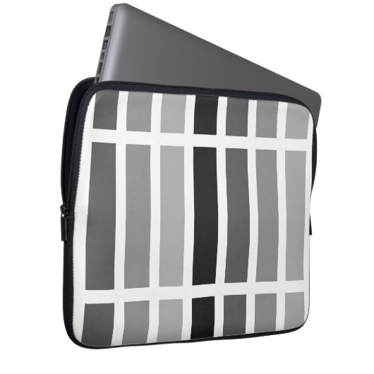 Silver Gray Hues Laptopschutzhülle (Vorne Rechts)