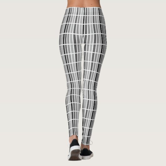 Silver Gray Hues Leggings (Rückseite)