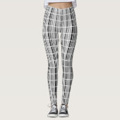 Silver Gray Hues Leggings (Vorderseite)