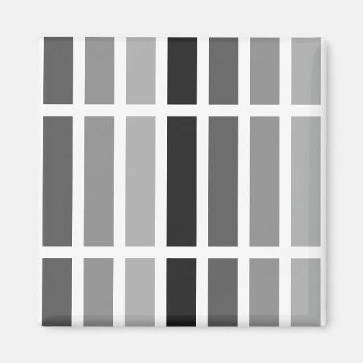 Silver Gray Hues Magnet (Vorne)
