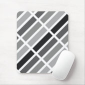 Silver Gray Hues Mousepad (Mit Mouse)