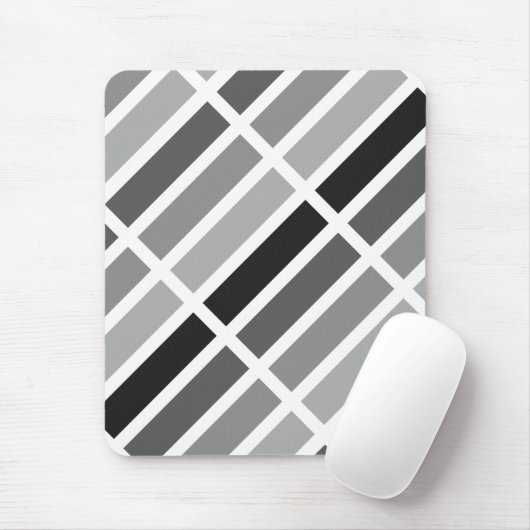 Silver Gray Hues Mousepad (Mit Mouse)