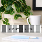 Silver Gray Hues Namensplakette