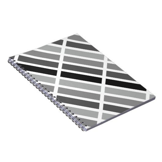 Silver Gray Hues Notizblock (Rechte Seite)