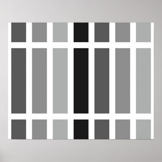 Silver Gray Hues Poster (Vorne)