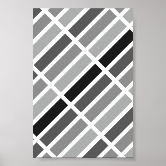 Silver Gray Hues Poster (Vorne)