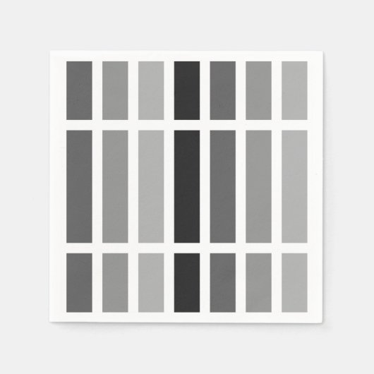 Silver Gray Hues Serviette (Vorderseite)