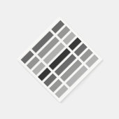 Silver Gray Hues Serviette (Ecke)