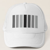 Silver Gray Hues Truckerkappe (Vorderseite)