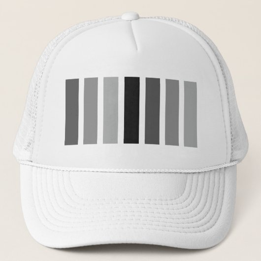 Silver Gray Hues Truckerkappe (Vorderseite)