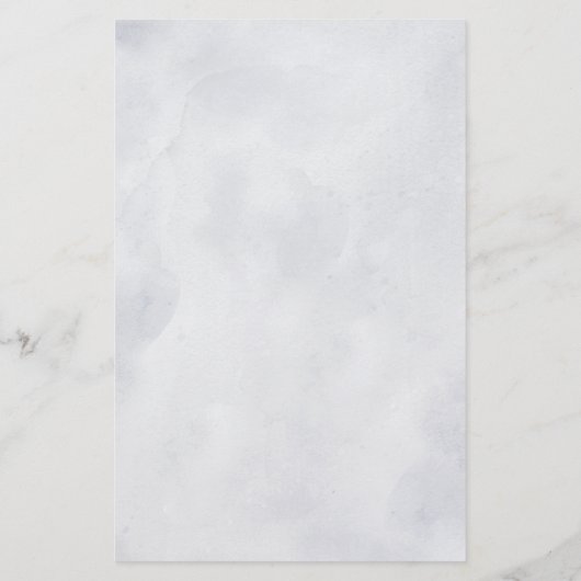 Silver Gray Ivory Floral Winter Boho Wedding Menu (Rückseite)