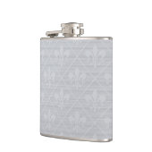 Silver Gray Lilie Pocket Flask Flachmann (Links)